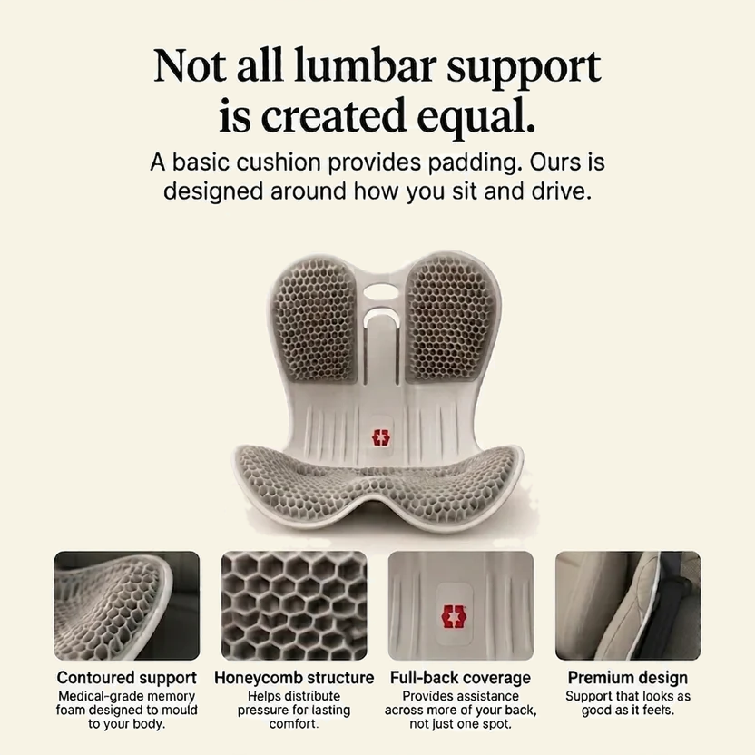 Portable Office Ergonomic Lumbar Support Cushion